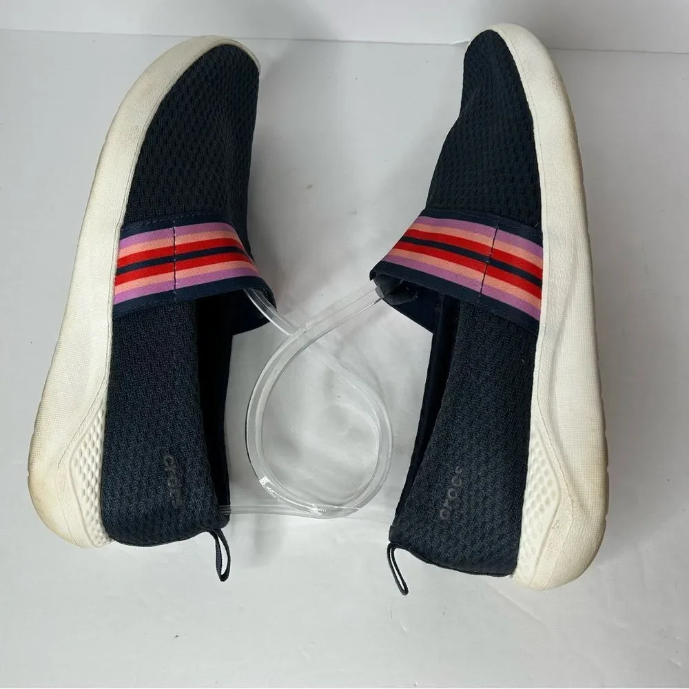 Crocs Navy Slip On Shoes 9